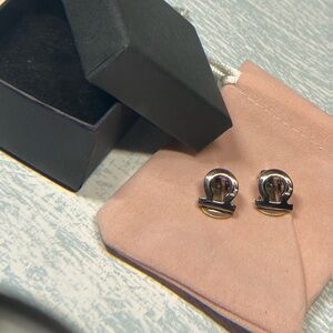 Salvatore Ferragamo clip earrings